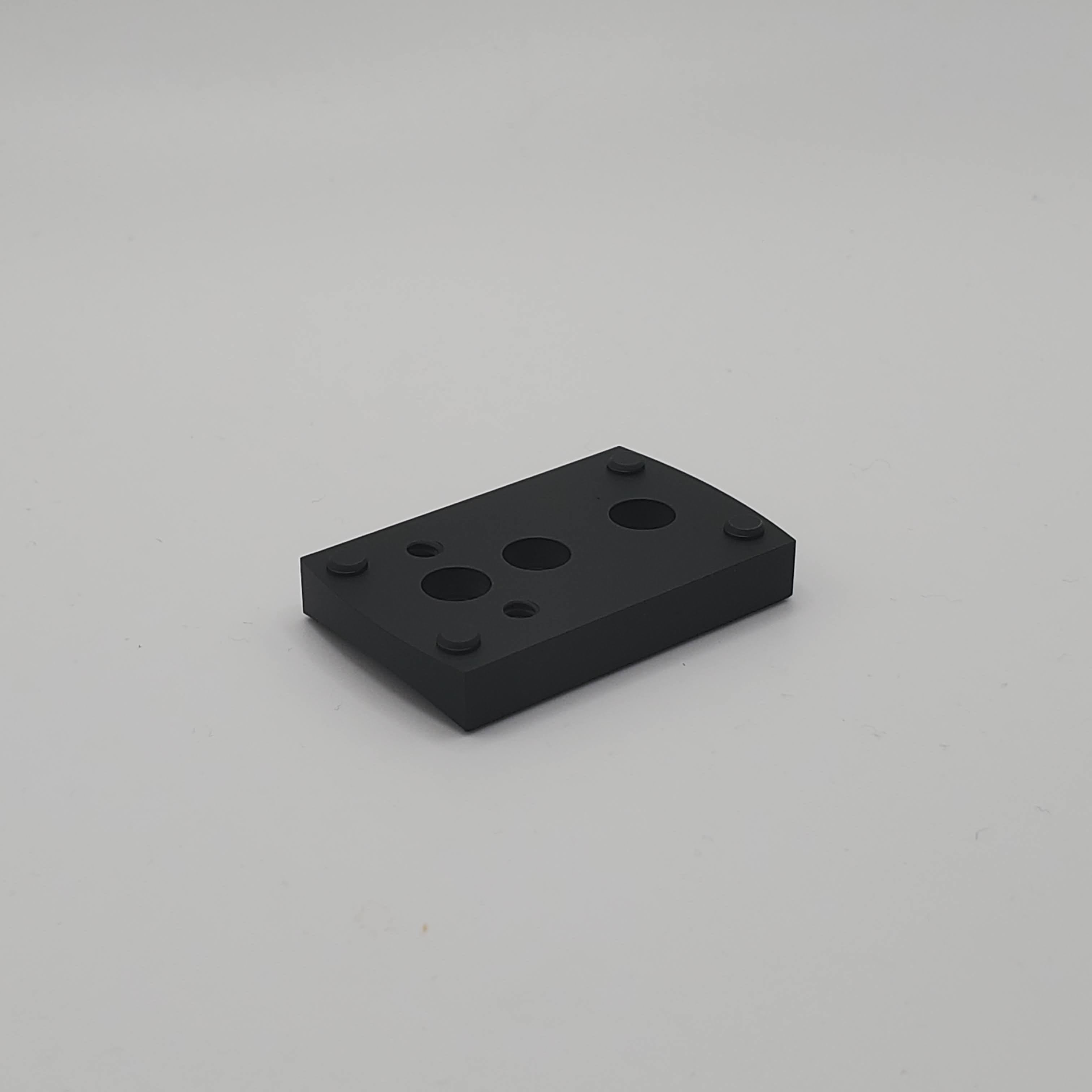 Ruger 10/22 Shield RMS adapter plate, designed for secure optic attachment