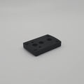 Ruger 10/22 Shield RMS adapter plate, designed for secure optic attachment