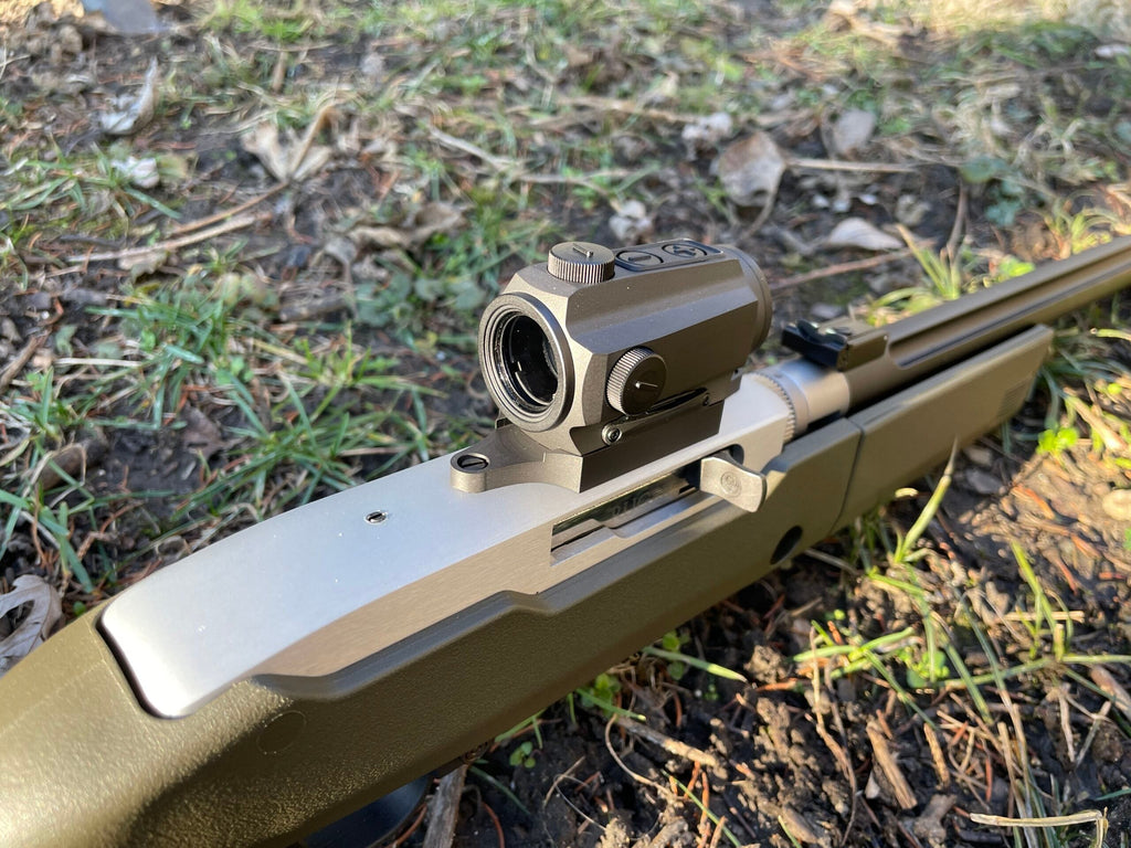 Ruger 10/22 Takedown with Armadyne Manufacturing Aimpoint Micro mount.