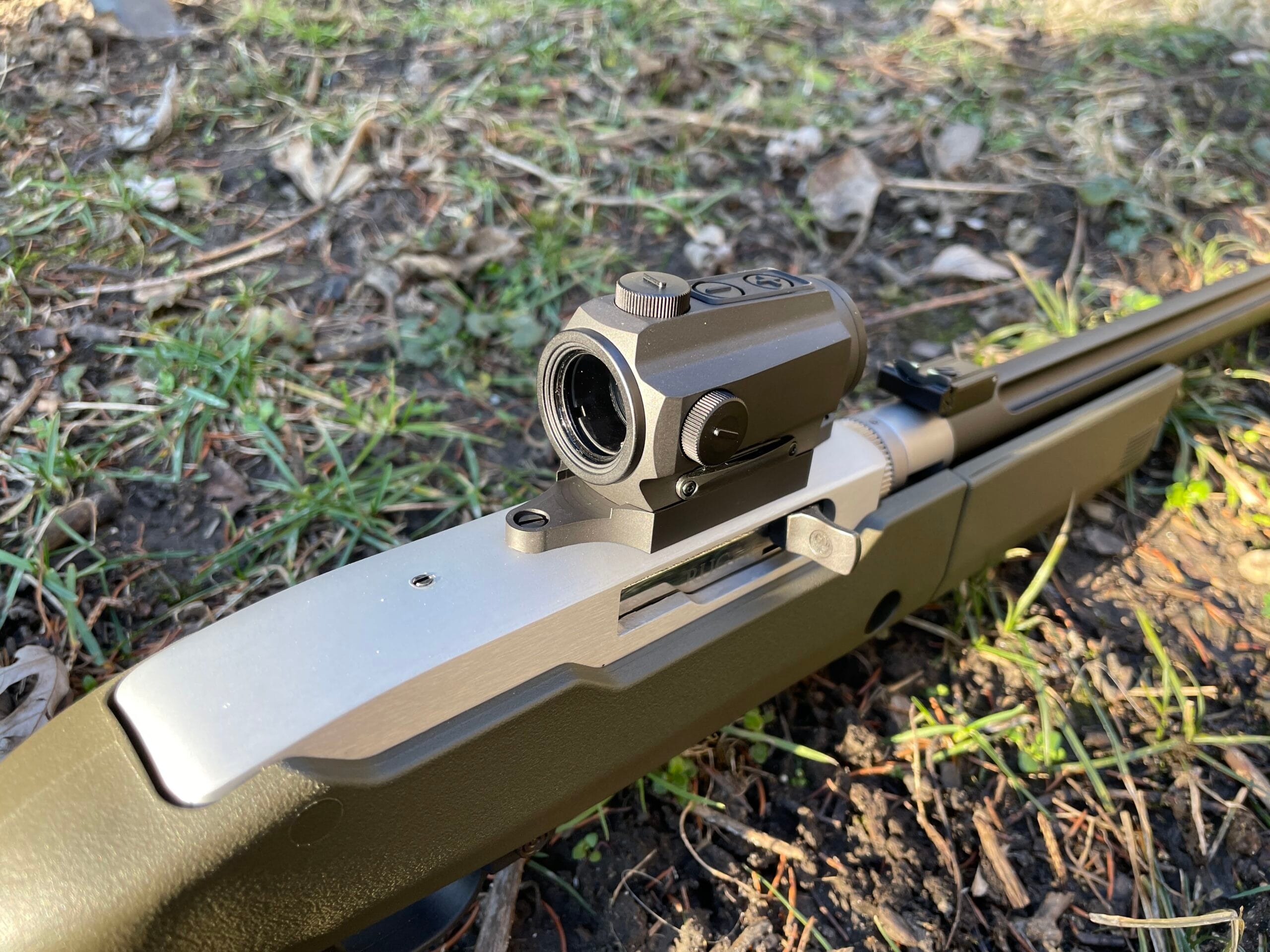 Ruger 10/22 Takedown with Armadyne Manufacturing Aimpoint Micro mount.