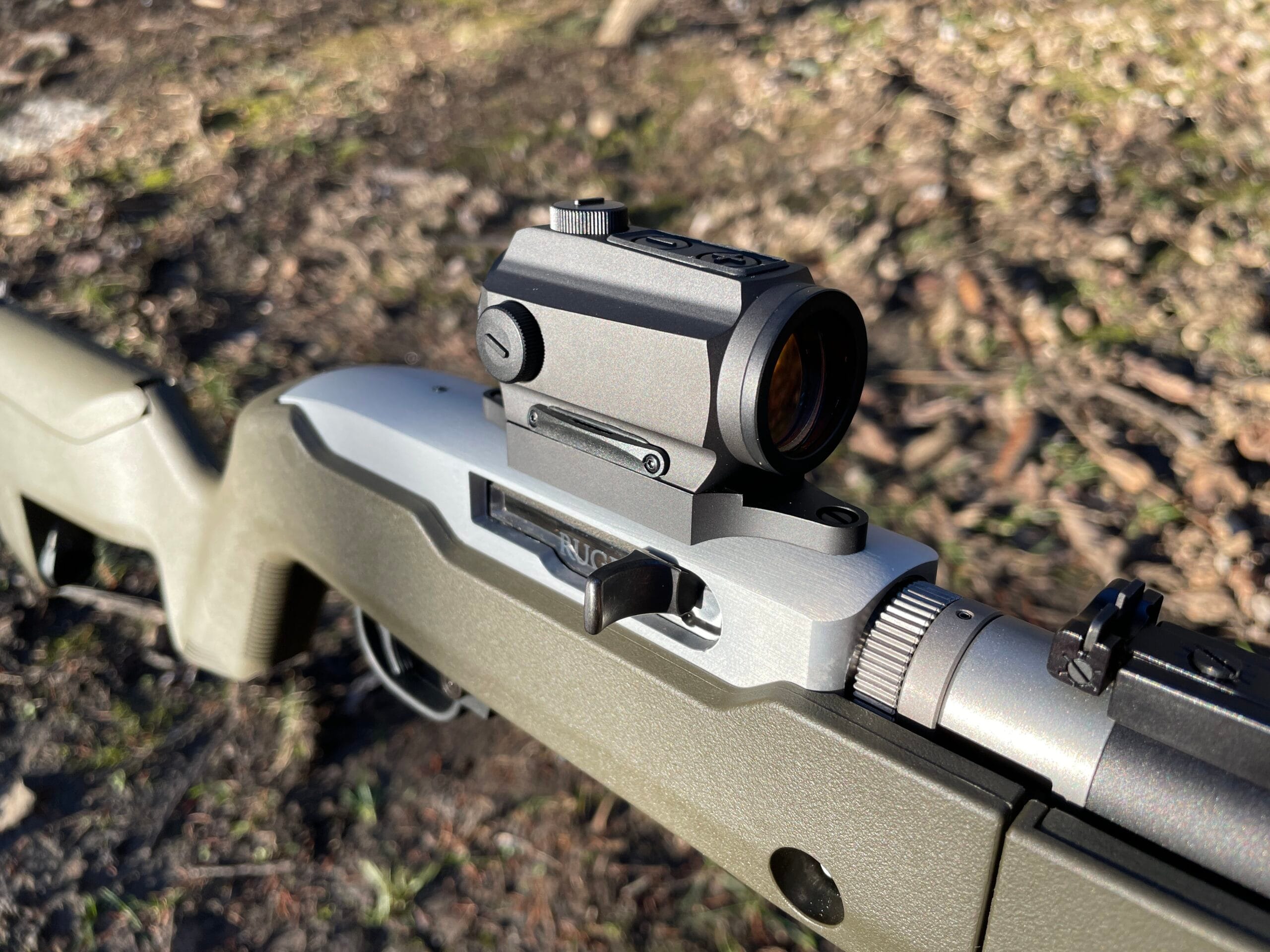 Ruger 10/22 Takedown with Armadyne Manufacturing Aimpoint Micro mount.