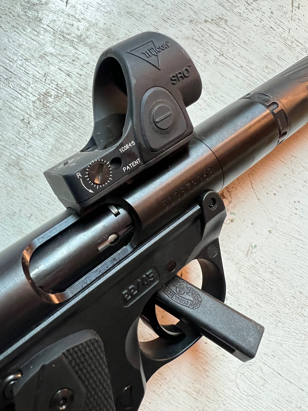 Ruger Mark IV Silencer Shop Exclusive Armadyne Manufacturing for the Trijicon RMR.