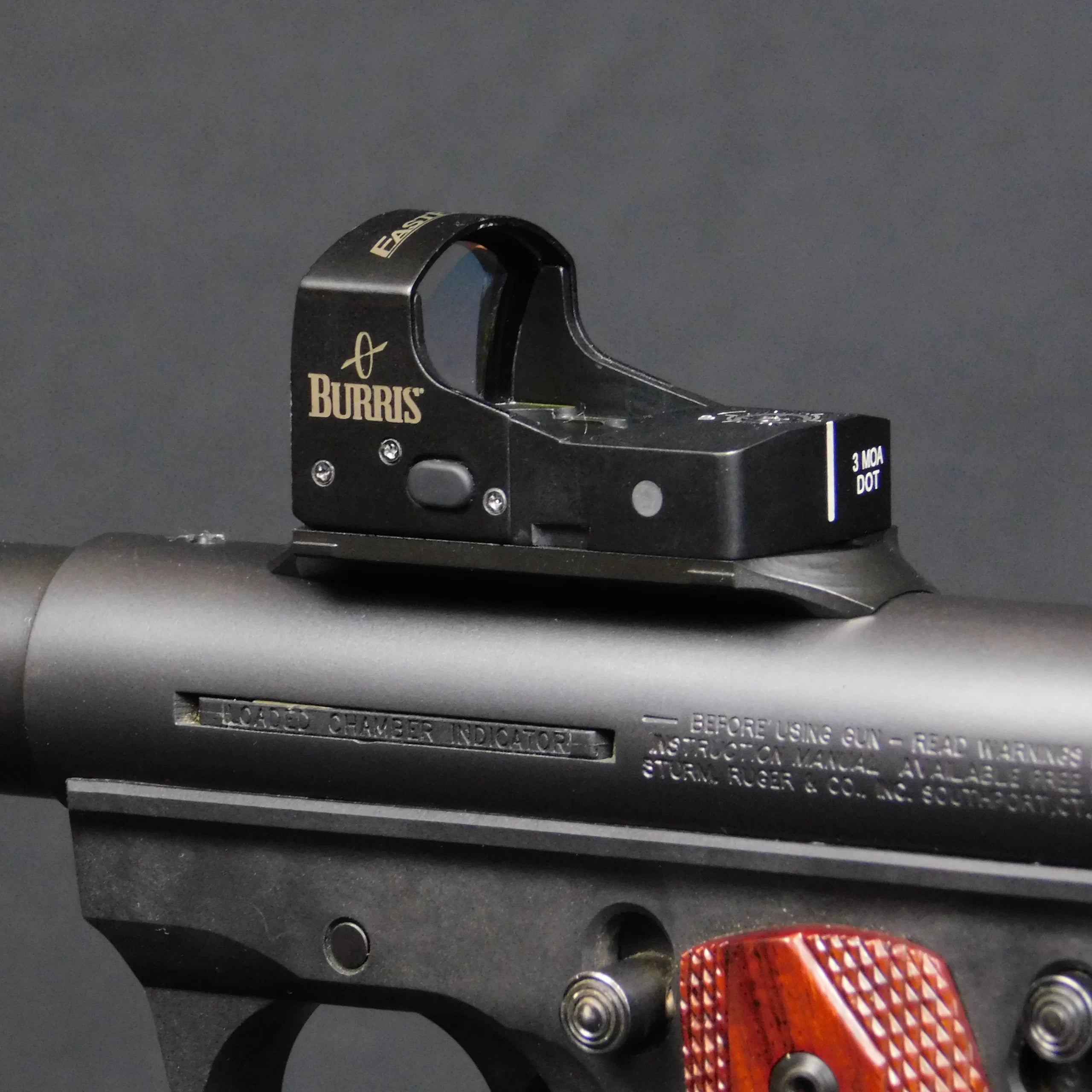 Ruger Mark IV Burris Fastfire Midmount