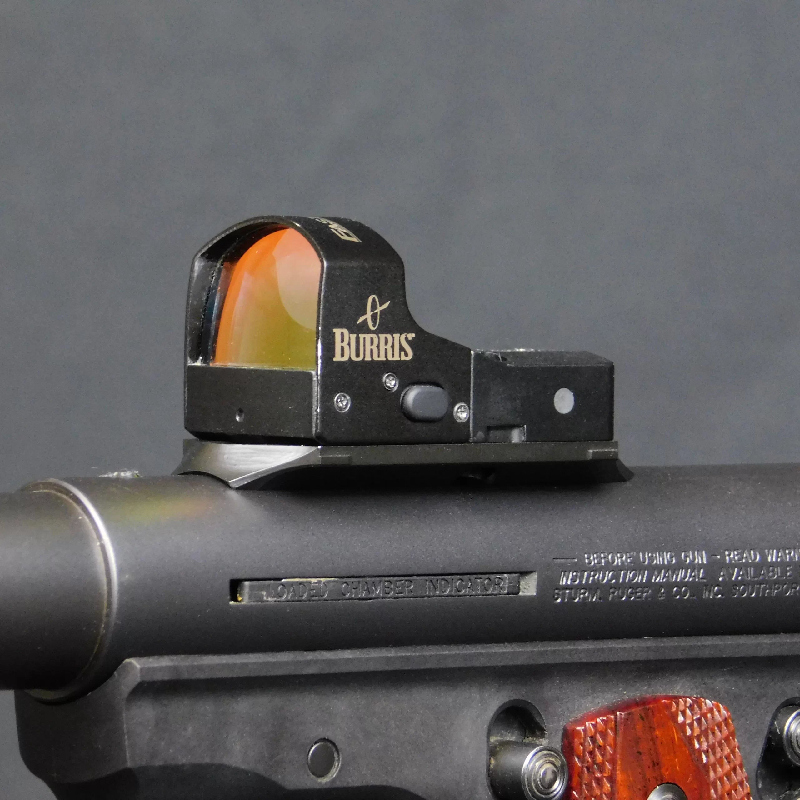 Ruger Mark IV Burris Fastfire Midmount