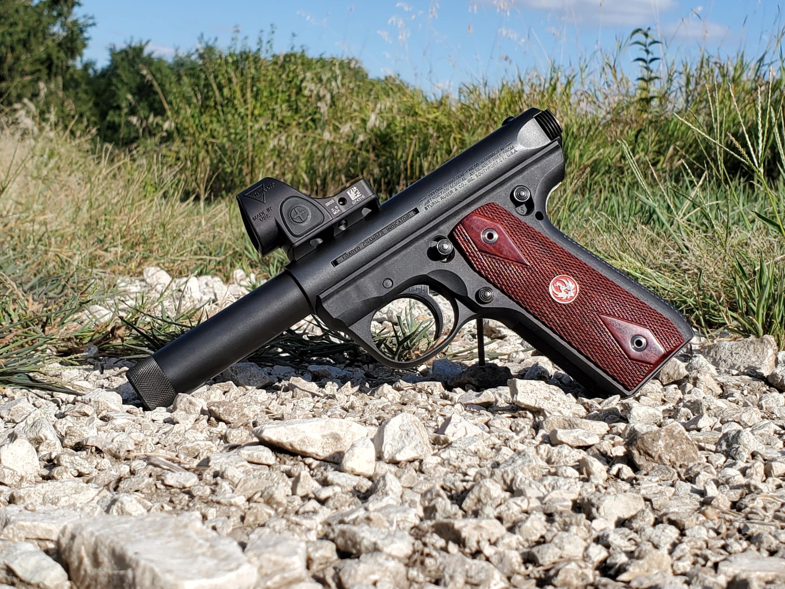 Ruger Mark Serries with Armadyne Manufacturing Trijicon RMR mount