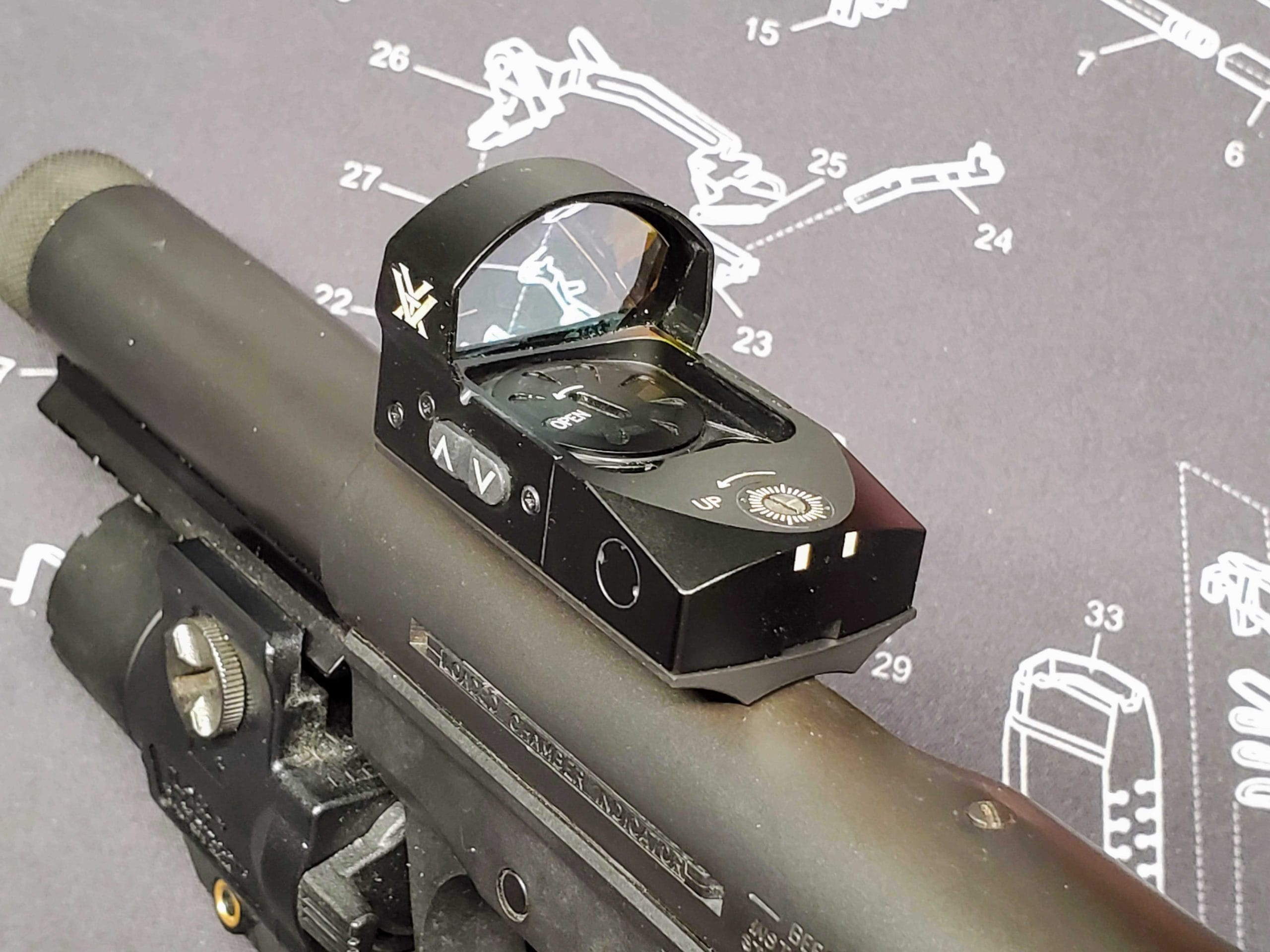 Vortex Venom on a Ruger 22/45.