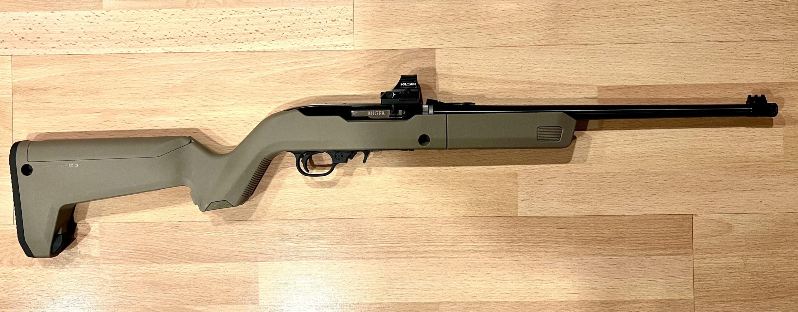 Ruger 10/22 Takedown with Armadyne Manufacturing Holosun 507C mount.