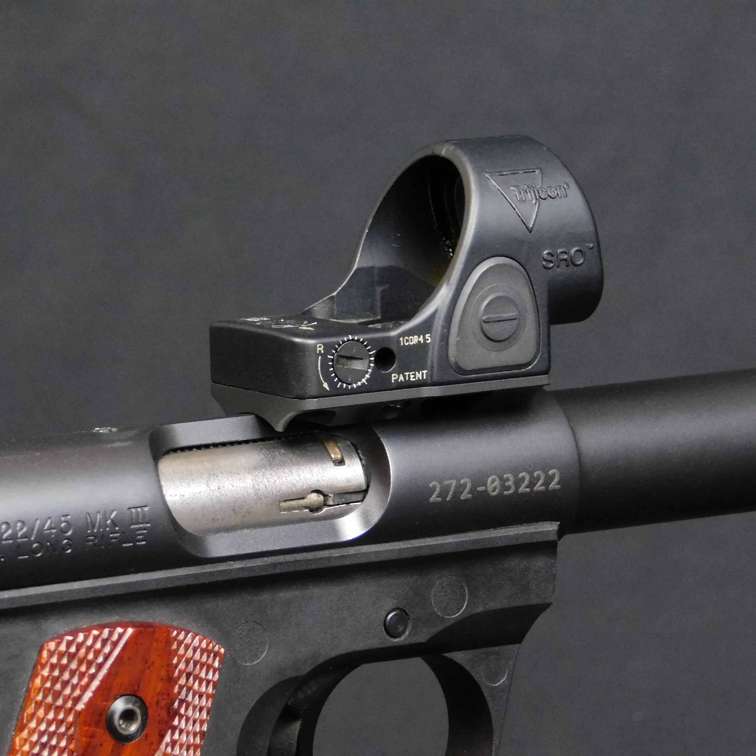 Ruger Mark IV Trijicon SRO Adapter Plate