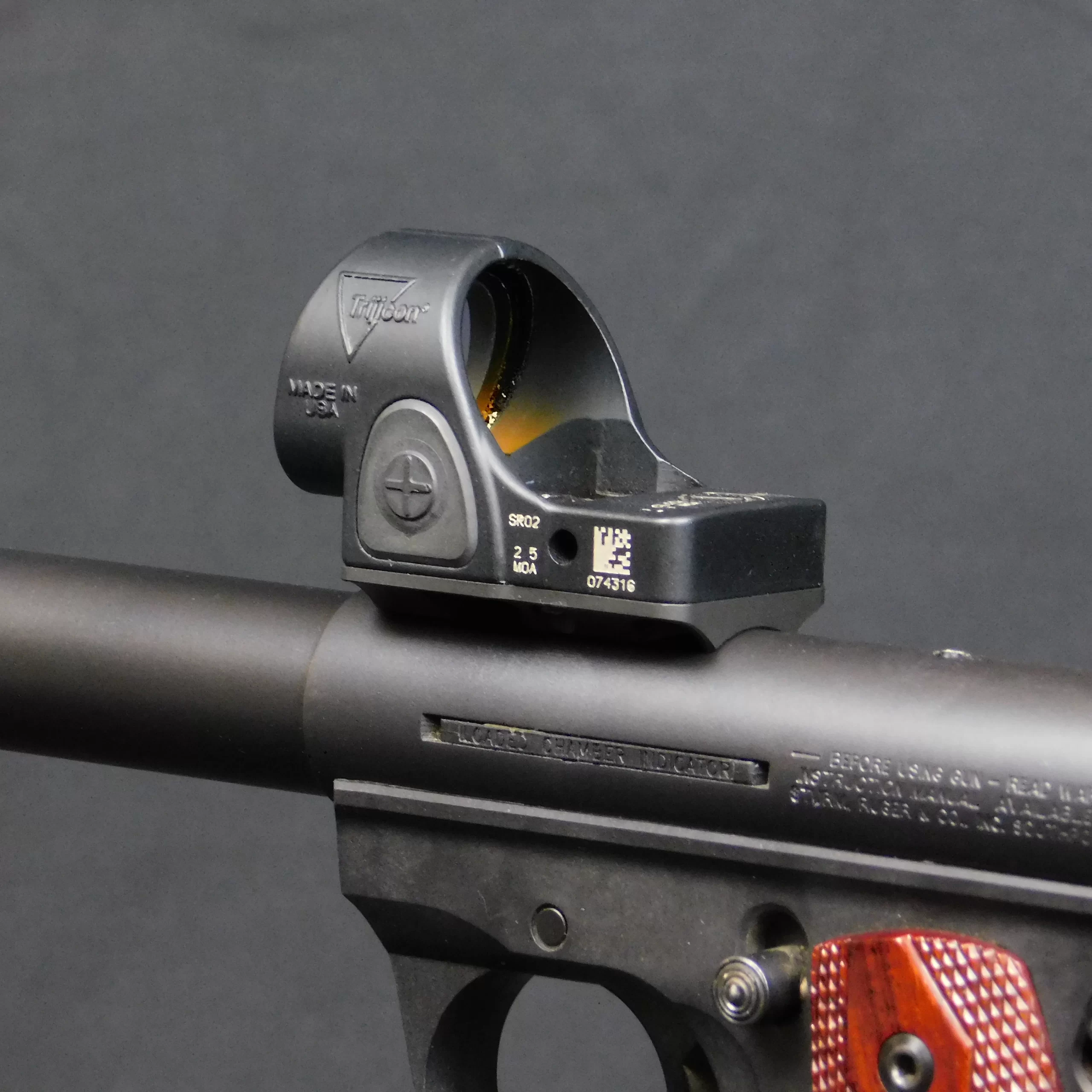 Ruger Mark IV Trijicon SRO Adapter Plate