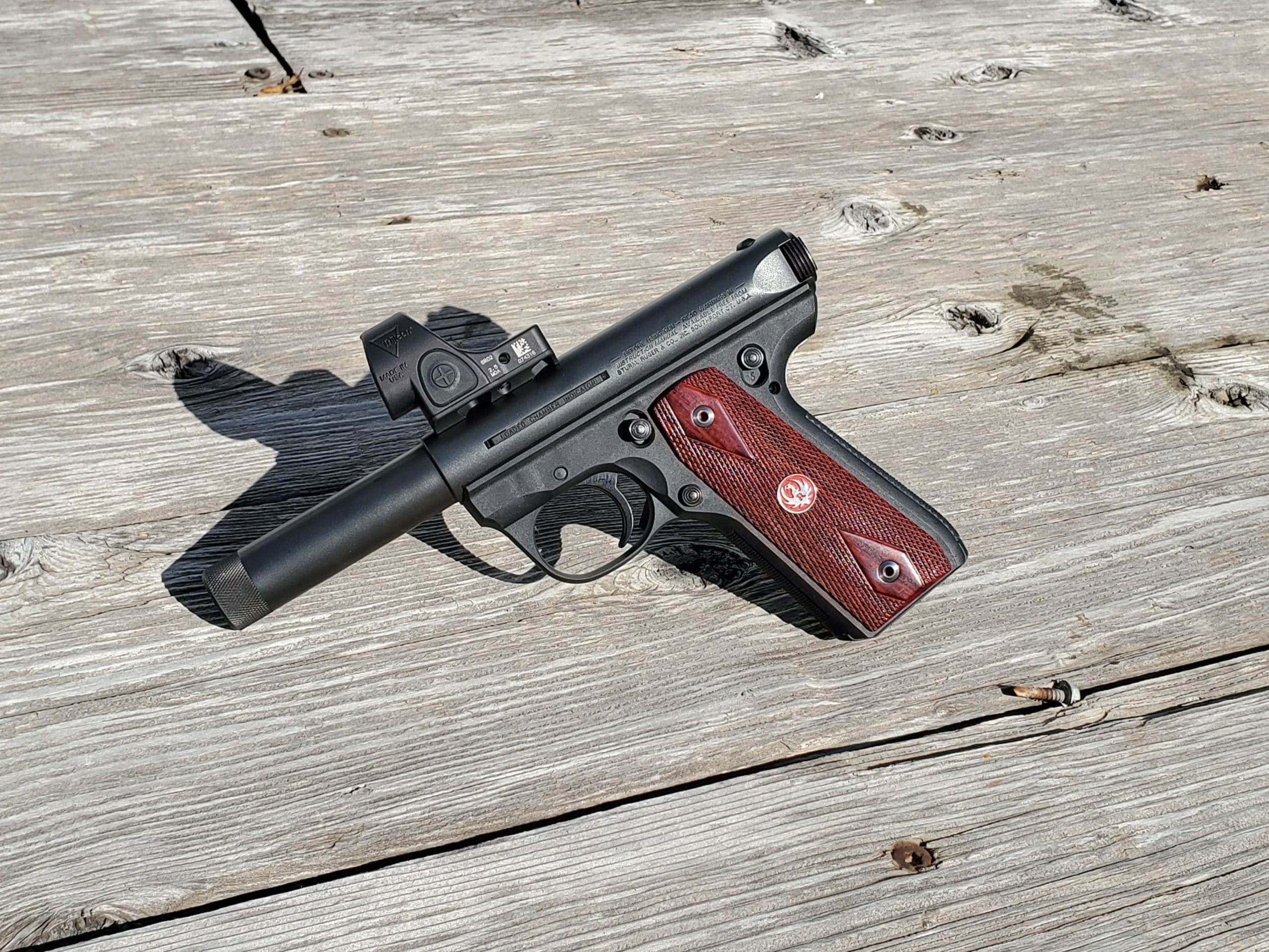 Ruger Mark Serries with Armadyne Manufacturing Trijicon RMR mount