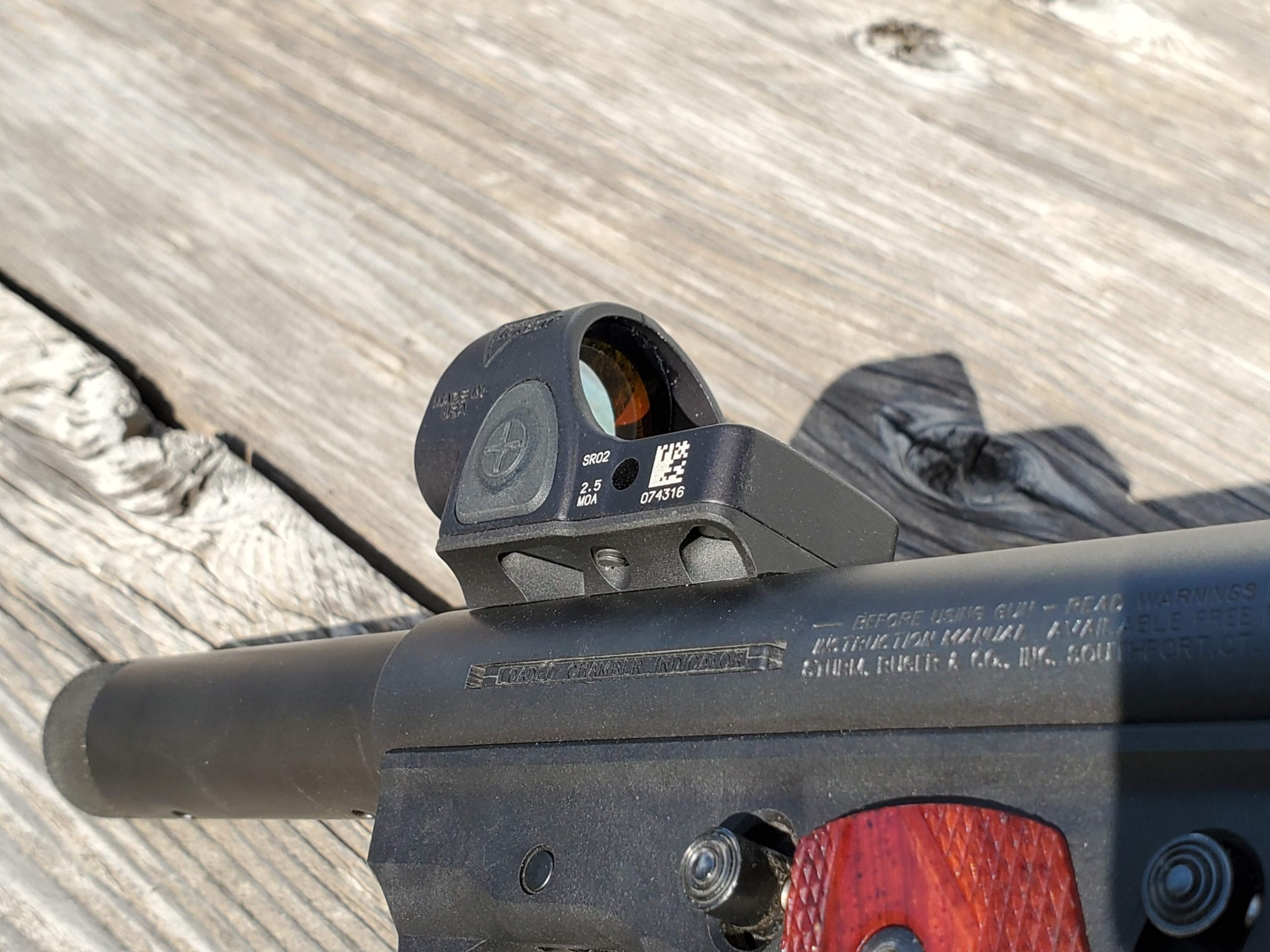 Ruger Mark Serries with Armadyne Manufacturing Trijicon RMR mount