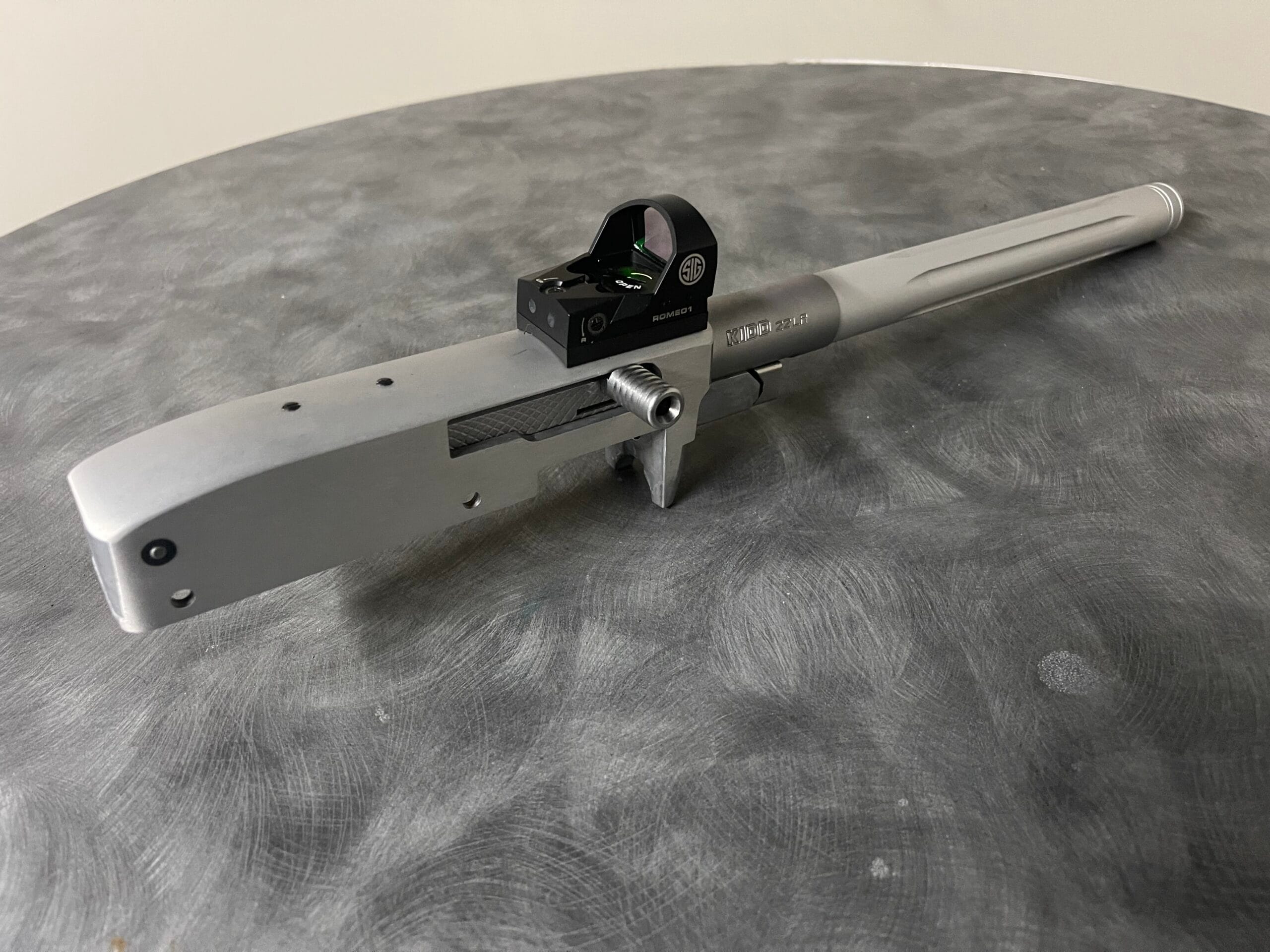 Precision Ruger 10/22 with Armadyne Manufacturing mount for the SIG Romeo 1.