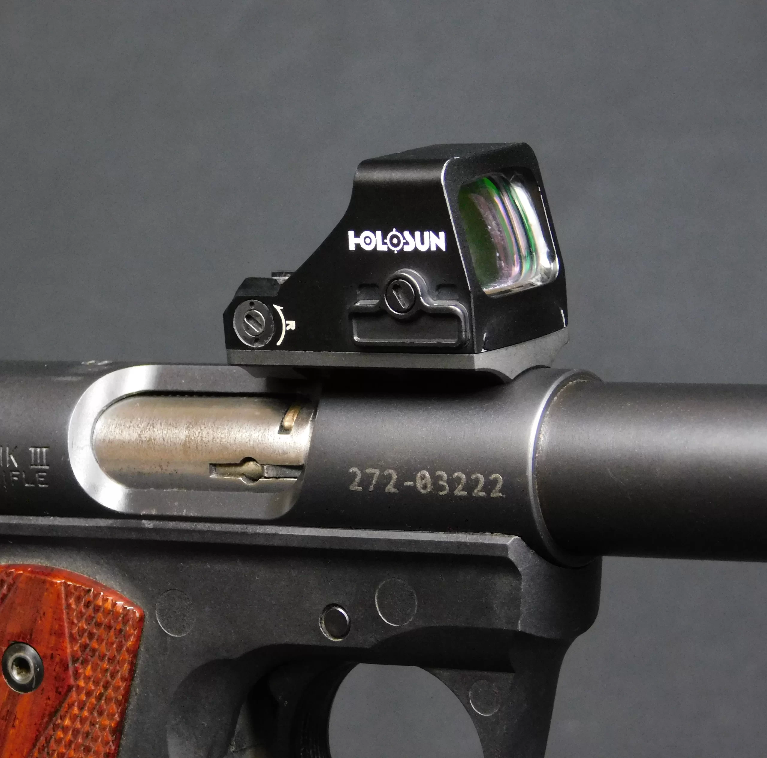 Ruger Mark IV Skeletonized Holosun 407K & 507K Mount