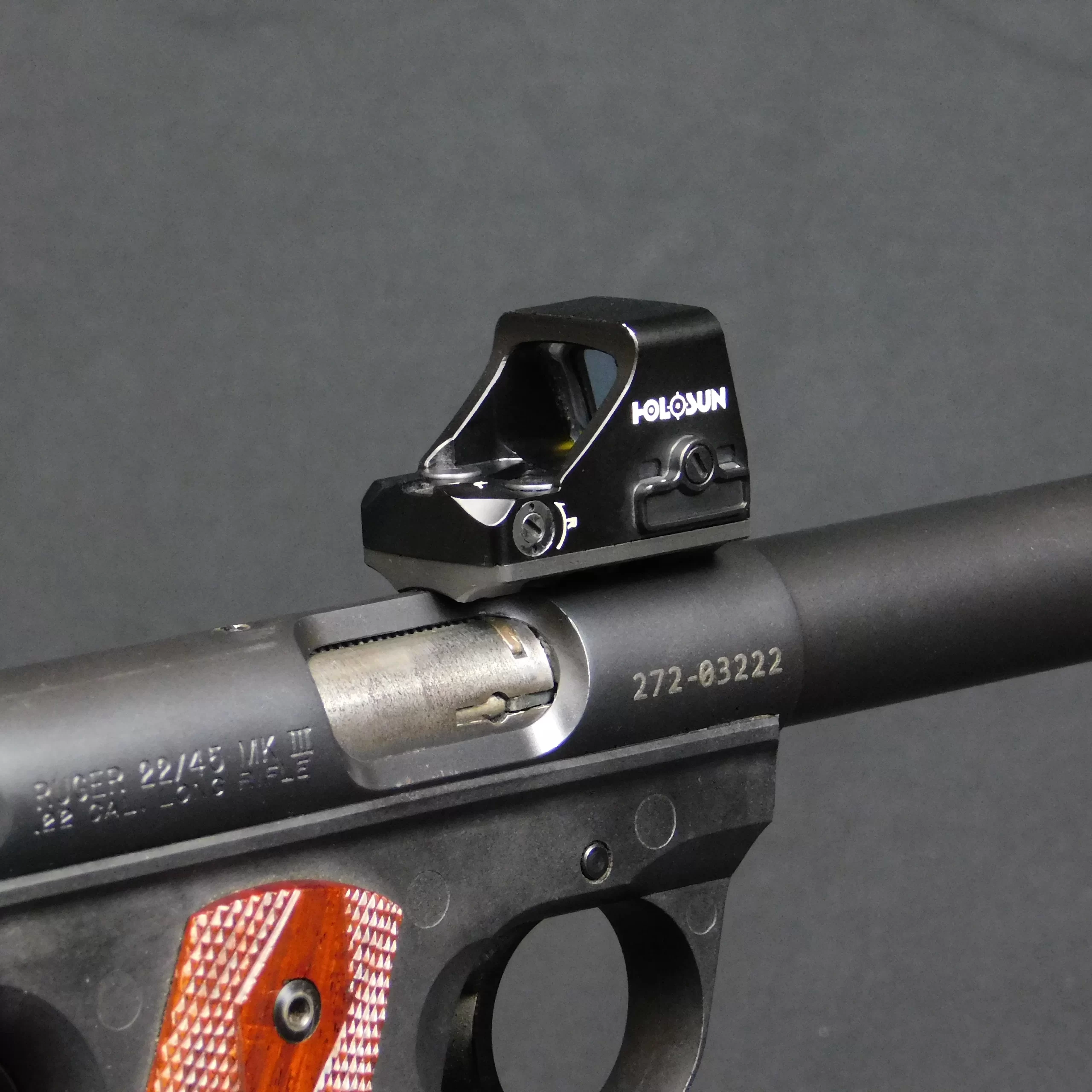 Ruger Mark IV Skeletonized Holosun 407K & 507K Mount