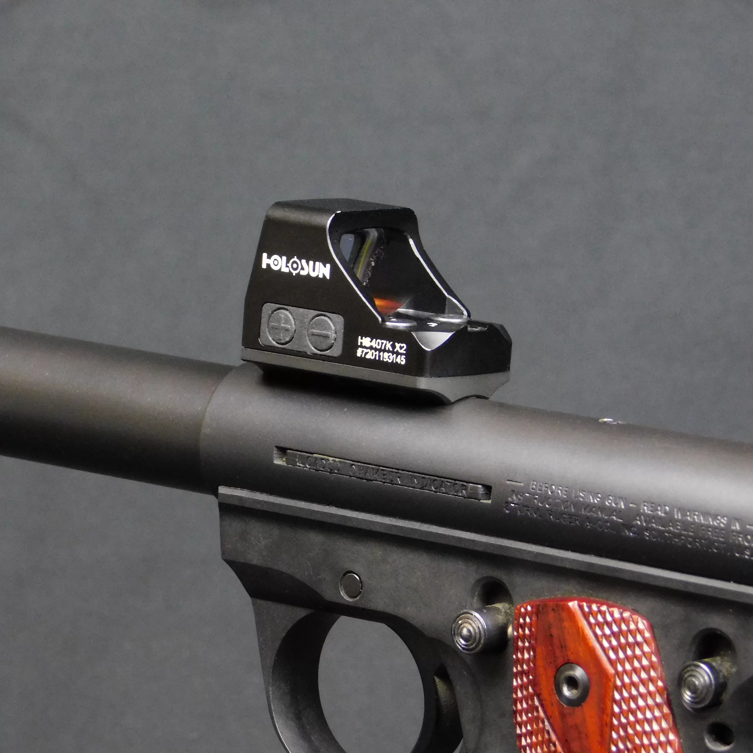 Ruger Mark IV Skeletonized Holosun 407K & 507K Mount