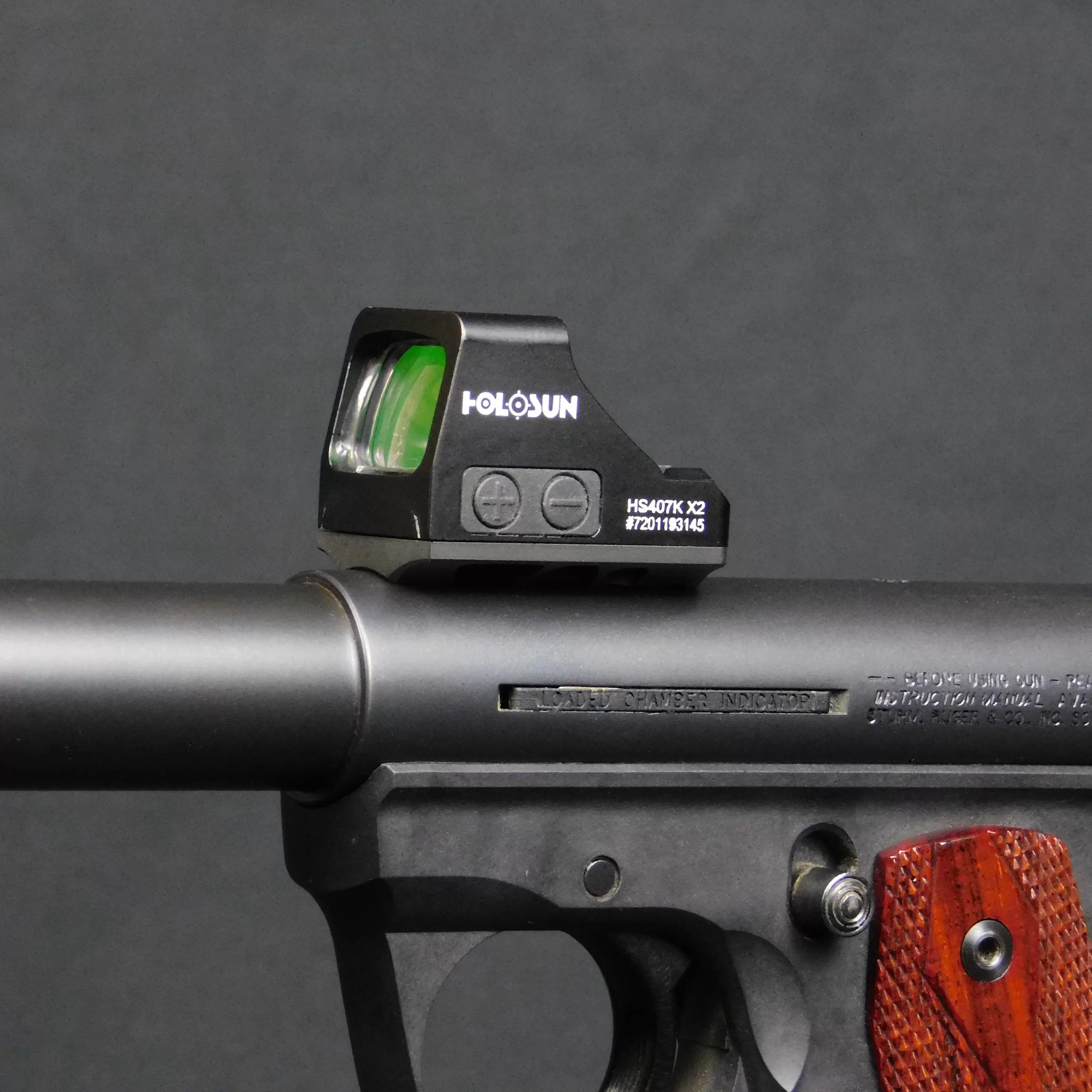 Ruger Mark IV Skeletonized Holosun 407K & 507K Mount