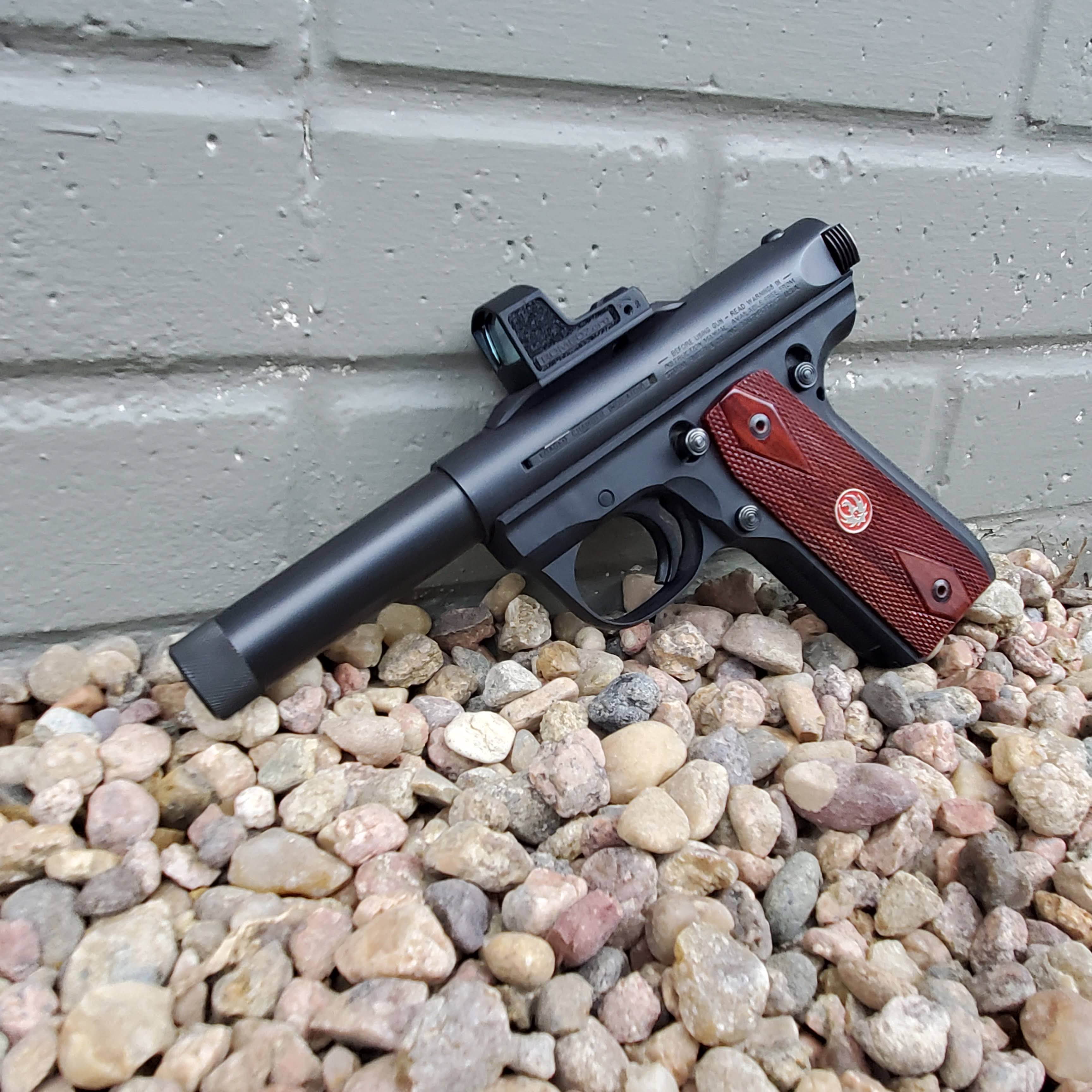 Ruger Mark series with Armadyne Manufacturing Shield mount