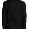 Back view of black Armadyne Manufacturing long-sleeved shirt, featuring a clean, simple design with no logos or graphics for a classic look.
