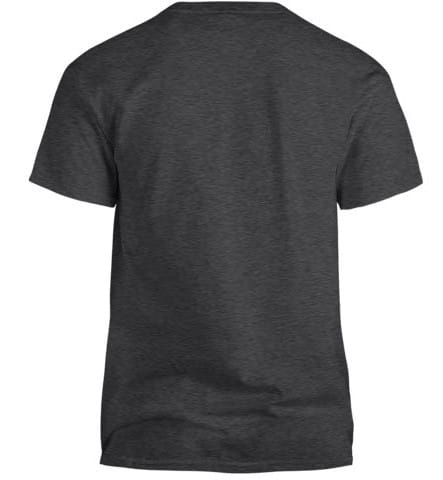 Back view of black Armadyne Manufacturing tee, showcasing plain design with no logos or graphics, emphasizing simplicity and comfort.